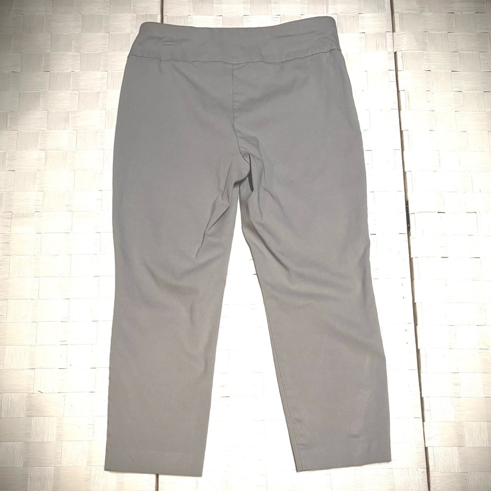 Alfani Gray Cropped Ankle Pants - Picture 3 of 5